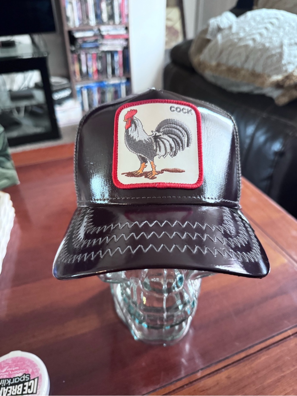 Goorin Bros. “PURPLE ROOSTER” Trucker Hat. Mesh SnapBack. NWT